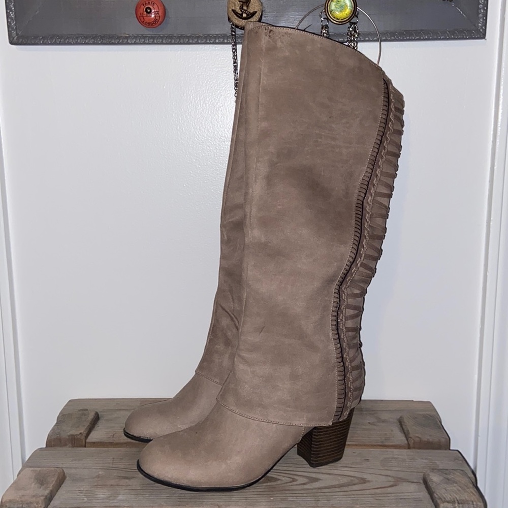 NWOT Fergalicious Knee High Boots - Wide Calf